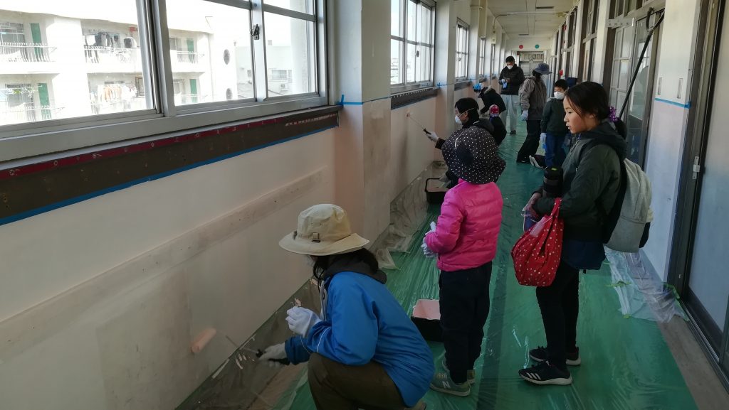 ボランティア塗装に参加してきました!!!日塗装 徳島県支部の写真(徳島県阿南市)